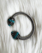 Calla Turquoise Cable Cuff Bracelet