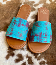 Rusted Turquoise Sandals