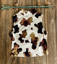 Cow Print Cropped Tank