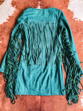 Kerosene Turquoise Fringe Dress