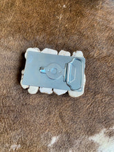 White Slab Buckle- Small