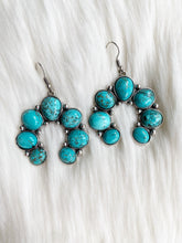 Western Turquoise Squash Earrings