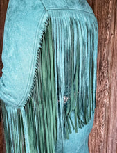 Kerosene Turquoise Fringe Dress