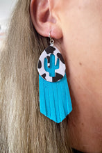 Punchy Cow Cactus Earrings