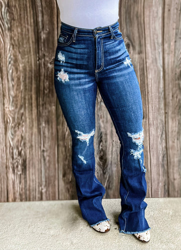 Darlin’ High Rise Flare Denim