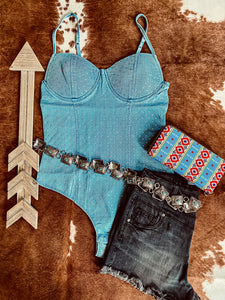 Denim and Diamonds Bodysuit