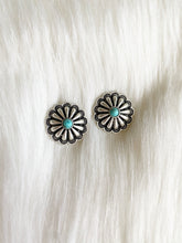 Concho Stud Turquoise Earrings