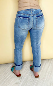 The Camden Cropped Denim Jeans