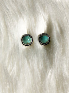 Kansas Turquoise Stud Earrings