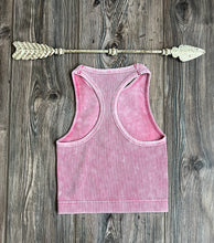 Ribbed Crop Tank {Rose}