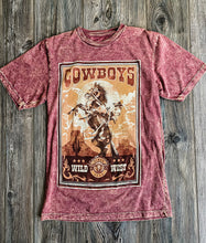 Mineral Wash Cowboys Tee {Wine}