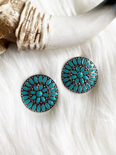 Crazy Cowgirl Turquoise Earrings