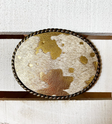 Gold Cowhide Buckle