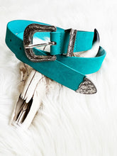 Bluff Turquoise Western Belt