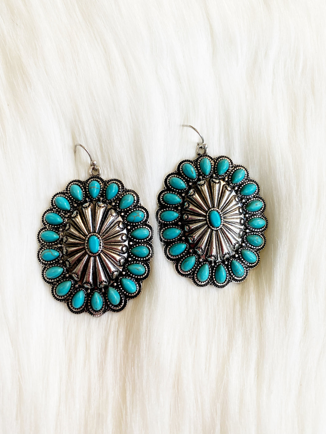 Western Concho Earrings