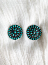 Old Town Turquoise Cluster Stud Earrings