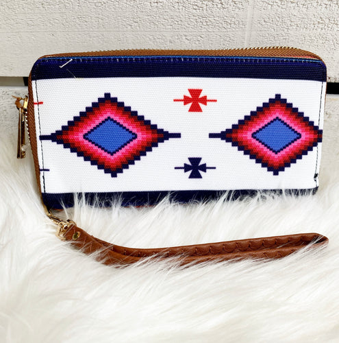 Rio Aztec Wristlet Wallet