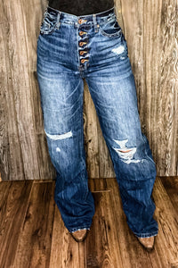 The Whitley Wide Leg High Rise Jeans