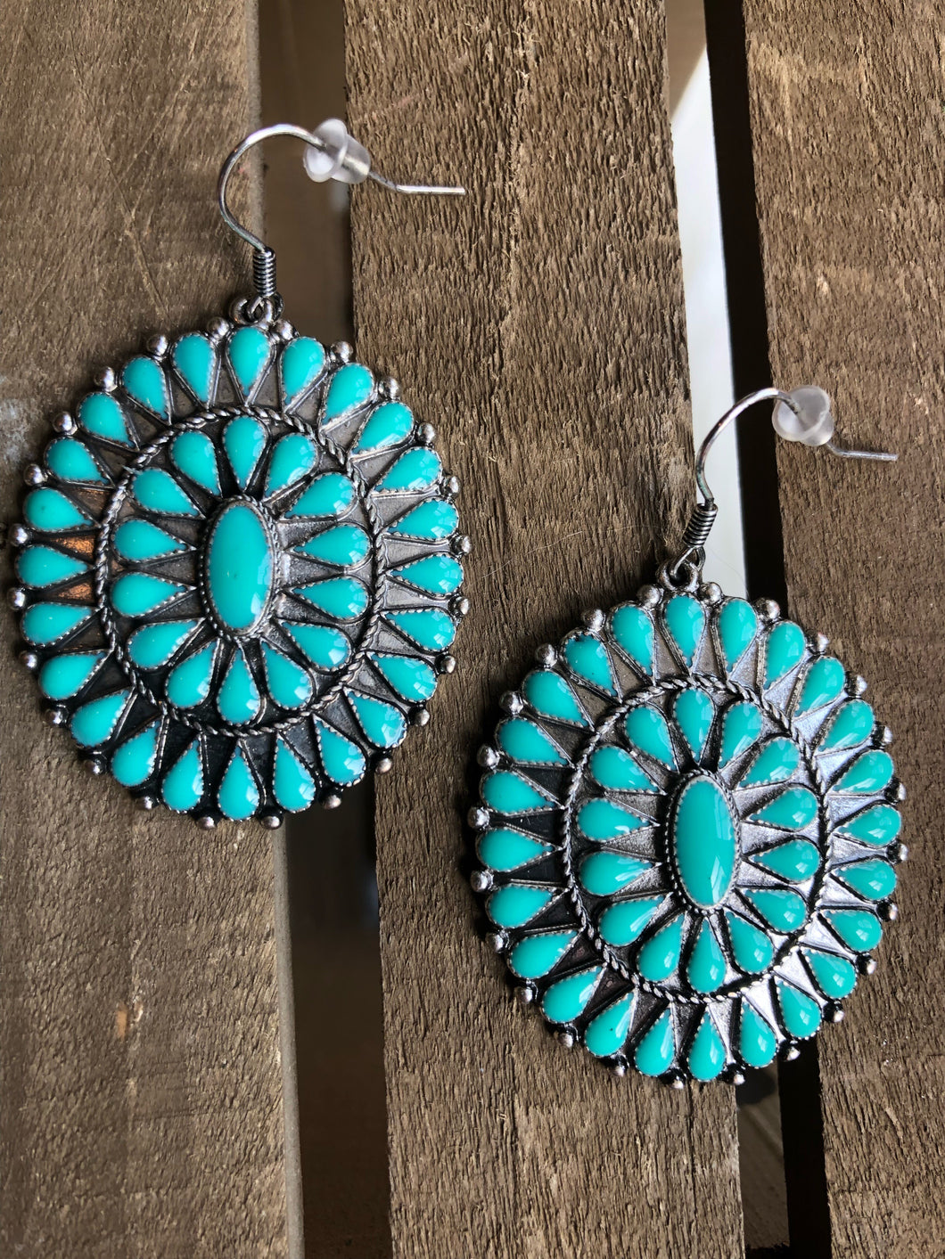 Patina Turquoise Earrings