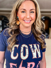 Navy Cowgirl Tee