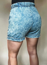 The Acala Mineral Wash Active Shorts {Teal}