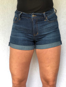 Hazel Cuffed Denim Shorts