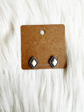 Dainty Lukasey White Earrings