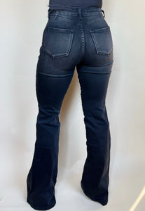 Blackwell High Rise Flare Jeans {Black}