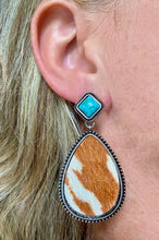 Bender Cowhide Earrings