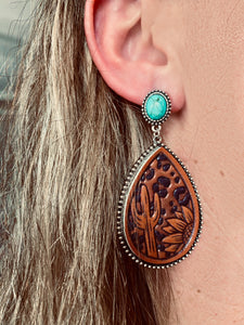 Jolene Leather Earrings