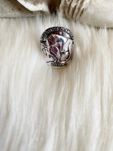 Buffalo Coin Ring