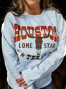 Houston Sweatshirt {Grey}