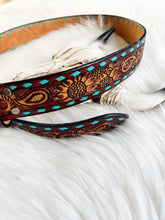 Sunflower Leather Belt