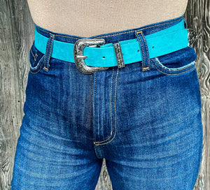 Bluff Turquoise Western Belt