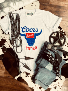 White Coors Vintage Tee