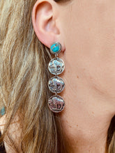 Buffalo Drop Earrings {Turquoise}