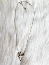 White Cactus Necklace