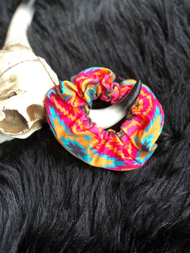 Aztec Hair Scrunchie