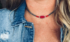 The Wynona Red Necklace