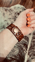 Tooled Leather Bracelet