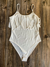 The Shiner Fringe Bodysuit {White}